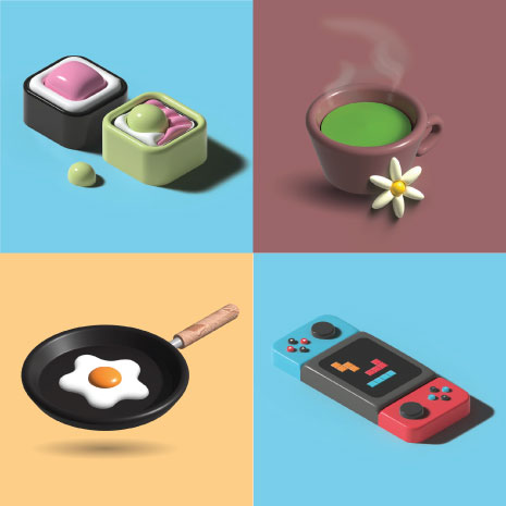 3D icons